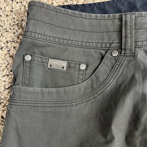 Vtg Kuhl Revolvr Pants Gotham Grey Patina Dye Men's Size 38x30 Actual 38x27 - Picture 5 of 9